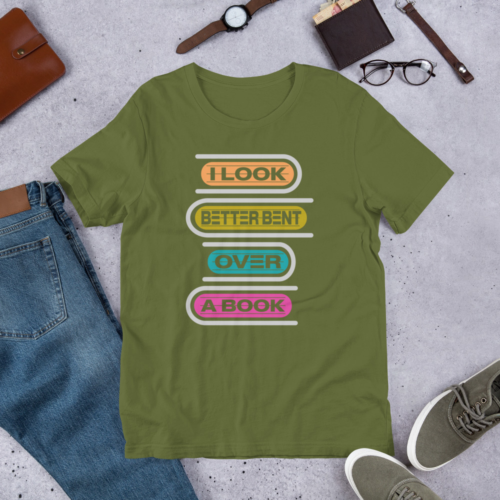 I Look Better Bent Over A Book T-shirt - الصورة 11