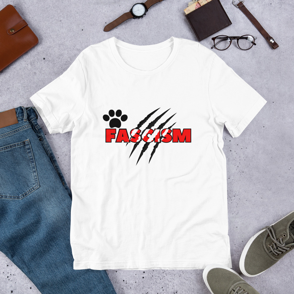 Cats Against Fascism Unisex t-shirt